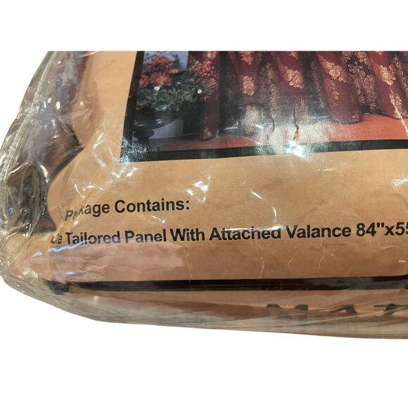 Drapes Curtains Jacquard Panels by Matic 3 Panels 84x55 Sage embossed floral - Picture 8 of 9